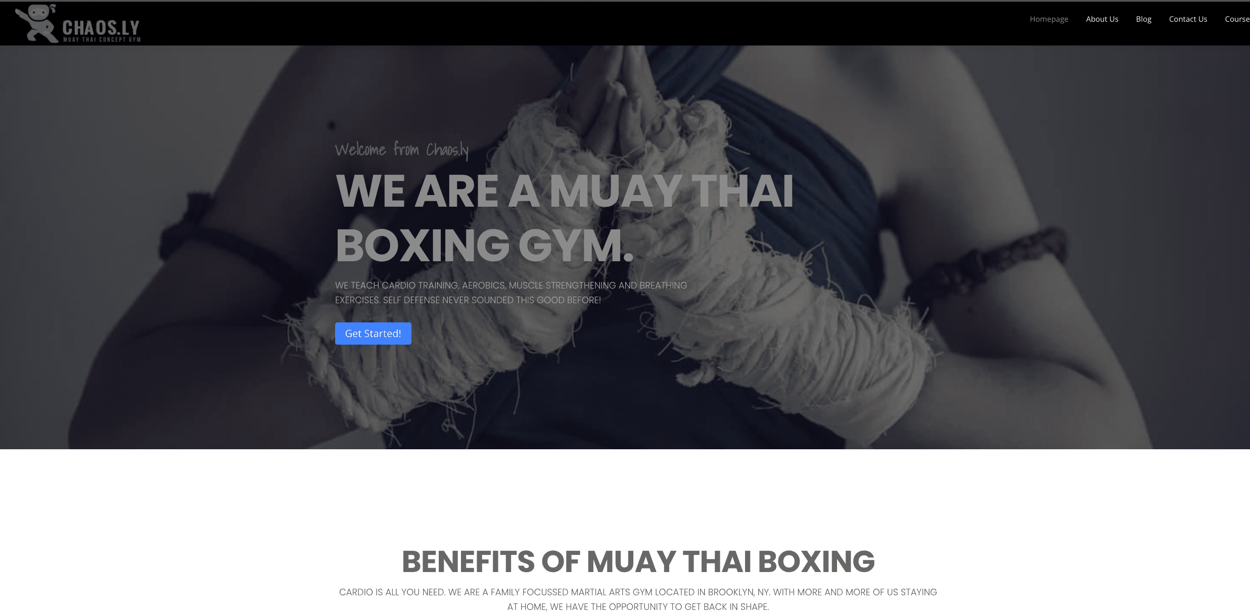 A Muay Thai Concept